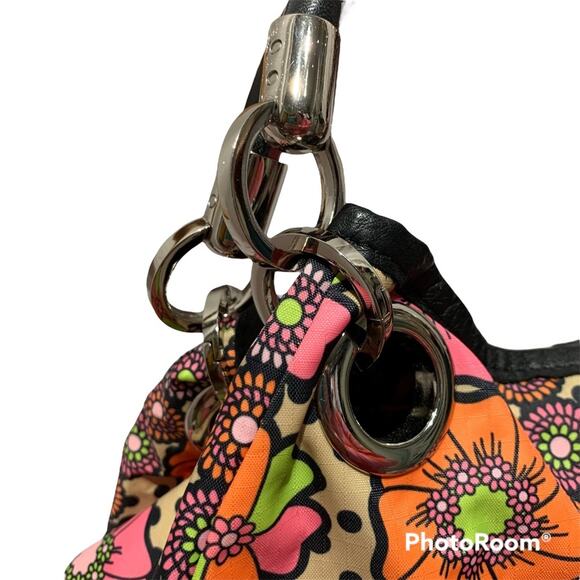 Lesportsac for The OC Collection - Bright n' Colorful retro look crescent purse - Picture 9 of 13